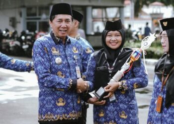 Pimpin Upacara HUT KORPRI, Pj Bupati Iwanuddin Sampaikan 7 Pesan