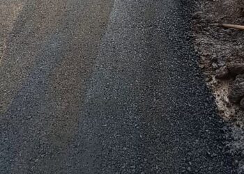 Peningkatan Jalan Hotmix Sukamelang Jabong Kec Subang Kab Subang Terlihat Asal Jadi