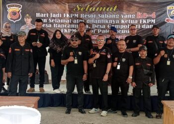 Kasat Binmas Polres Subang Pada Ultah FKPM Resort Subang Tekankan Agar Anggota FKPM Bisa Bermitra Dengan Polisi Untuk Kemaslahatan Masyarakat