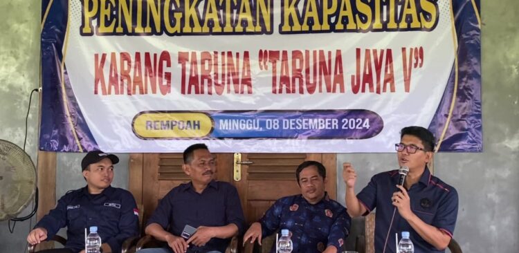 Tingkatkan Kemampuan SDM, Karang Taruna Rempoah Ikuti Peningkatan Kapasitas
