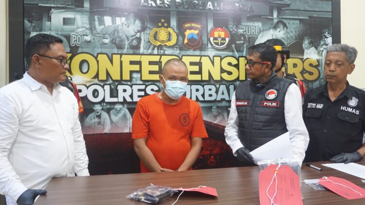 Polres PurbaIingga Ringkus Residivis Kasus Narkotika Jenis Sabu