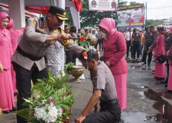 Akhir Tahun, 74 Personel Polres PurbaIingga Naik Pangkat