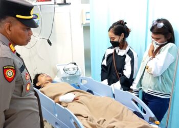 Korban Tawuran Dievakuasi Polsek Bukateja ke Rumah Sakit