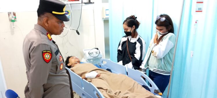 Korban Tawuran Dievakuasi Polsek Bukateja ke Rumah Sakit