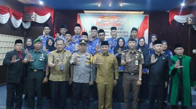 Penjabat Bupati Empat Lawang Pimpin Pelantikan Nomenklatur Jabatan Fungsional untuk Penguatan Tata Kelola Pemerintahan