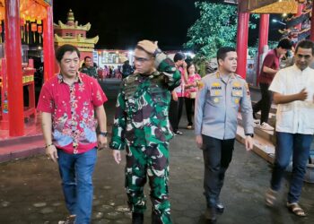 Kapolres Purbalingga Bersama Dandim Pantau Pengamanan Ibadah Imlek