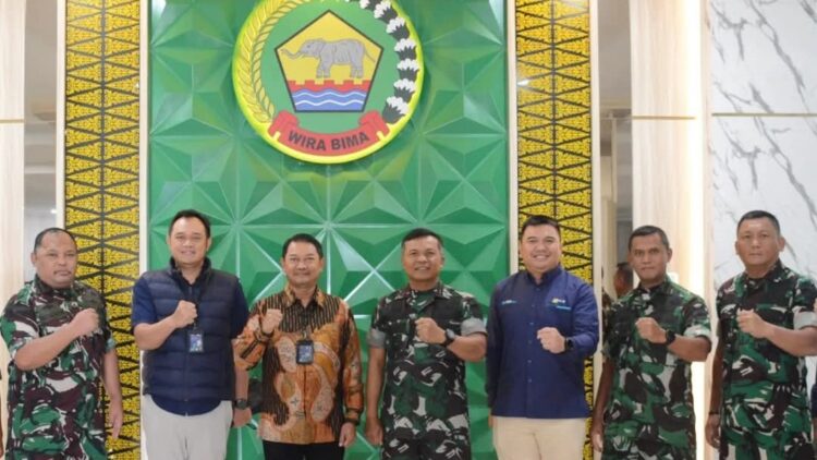 Danrem 031/Wira Bima Terima Silaturahmi Team PLN dan Rombongan