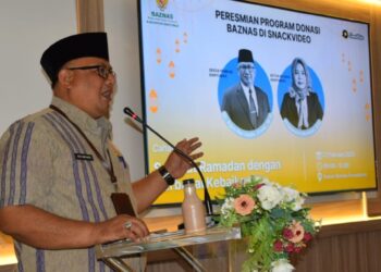 Zakat, Infak dan Sedekah Baznas Kini Dapat Melalui Snack Video
