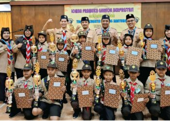 Empat Pramuka Garuda Siaga Somagede Berprestasi Tingkat Kwarcab Banyumas