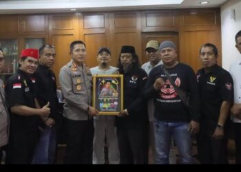 Kapolres Jakarta Utara Jalin Silaturahmi Bersama Ormas BAPEGESIS