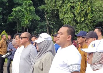 Sadewo dan Lintarti bersama Ratusan Kepala Daerah Terpilih Mengikuti Gladi Kotor Pelantikan di Monas