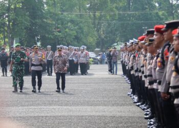 Polresta Banyumas Siapkan 620 Gabungan Personel Operasi Ketupat Candi 2025
