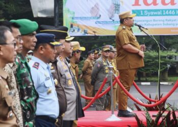 Bupati Subang Pimpin Apel Kesiapan Satgas Pemberantasan Premanisme Di Kab Subang
