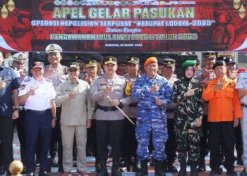 Pastikan Kesiapan Pengamanan Lebaran, Wakil Bupati Subang Hadiri Gelar Apel Pasukan Operasi Ketupat Lodaya 2025