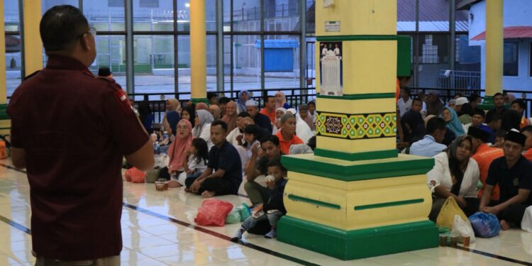 Lapas Kelas IIA Pematangsiantar Gelar Buka Puasa Bersama Keluarga Warga Binaan di Masjid At-Taubah