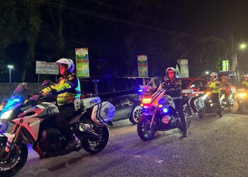 Kapolres Purbalingga Pimpin Patroli Sepeda Motor, Pantau Jalur Mudik dan Pusat Keramaian