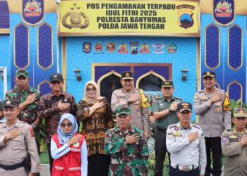 Kapolda Jateng, Pantau Arus Mudik di Posko Alun-alun Purwokerto