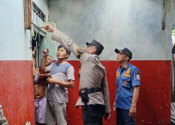 Kebakaran Hanguskan Atap Rumah di Kalimanah, Polisi Periksa TKP