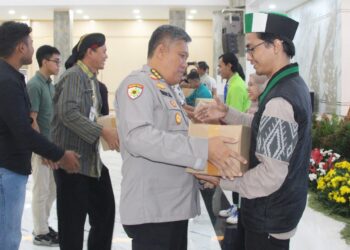 Sambut Ramadhan, Polda Jateng Gandeng Mahasiswa Gelar Bakti Sosial