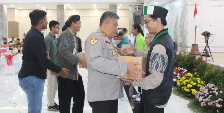 Sambut Ramadhan, Polda Jateng Gandeng Mahasiswa Gelar Bakti Sosial