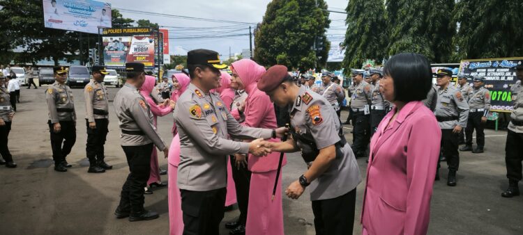Kapolres Purbalingga Pimpin Sertijab Wakapolres dan Kasat Reskrim