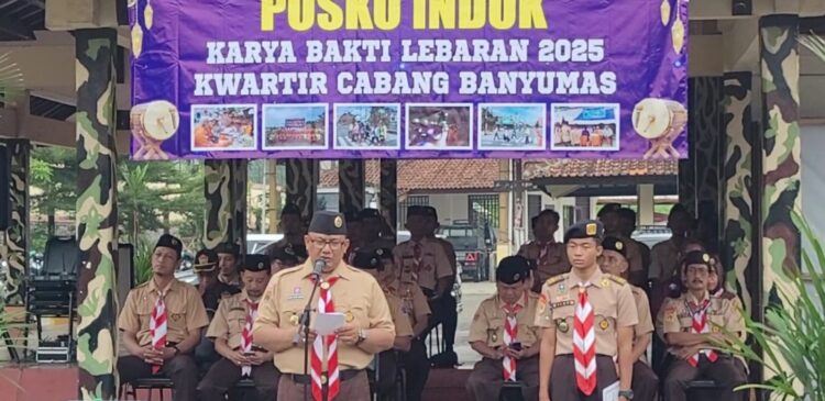 Pramuka Banyumas Siagakan 1.051 Anggota pada Aksi Karya Bakti Lebaran 2025