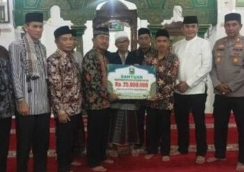 Tim Vll Safari Ramadan TSR Kabupaten Solok Kunjungi Mesjid Almunawarah Jorong Sungai Lasi Nagari Pianggu Kecamatan lX Koto Sungai Lasi