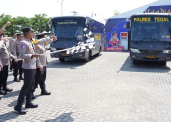 Wakapolda Jateng Cek Ke Brebes, Himbau Pemudik Bersepeda Motor Ikuti Program “Valet Ride”