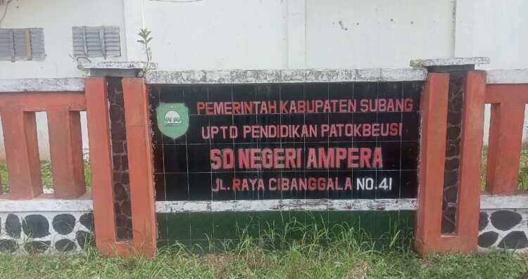 Kepala SD Negeri Ampera Patokbeusi Kabupaten Subang Diduga Korupsi Dana BOS Thn 2024-2023 Rp.518 Juta lebih