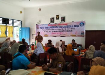 Workshop Penyusunan Soal Ujian Sekolah Dasar Digelar di SDN 101871 Sidodadi