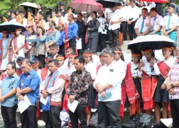 Wakil Bupati Taput Hadiri Konser Paduan Suara Paskah Raya 2025 di Salib Kasih