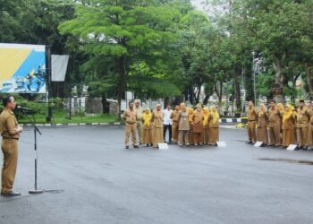 Sekda Subang Pimpin Apel Pagi,Semangat R.A.Kartini Harus Hidup Dalam Setiap Pelayanan ASN