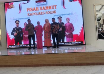 Pisah Sambut Kapolres Solok, Bupati Ucapan Terima Kasih Kepada Pak Muari dan Selamat Datang Kepada Pak Agung
