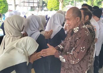 Bupati Sadewo Pimpin Apel dan Halal Bihalal PMI Kabupaten Banyumas