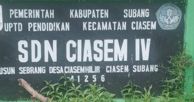 Rp.402 Juta lebih Dana BOS Diduga Dikorupsi Kepala SD Negeri Casem IV, Kecamatan Ciasem  Kabupaten  Subang Thn 2023-2024