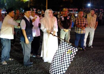 Wabup Lintarti Lepas Jemaah Calon Haji Banyumas Menuju Asrama