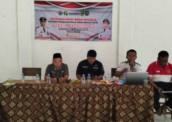 Pemdes Ciasem Hilir Adakan Musdes Pembetukan Koperasi Desa Merah Putih