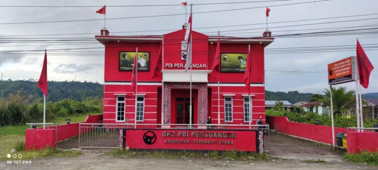 Kantor PDI Perjuangan Taput Satu-satunya di Sumut Tanah dan Bangunannya Milik Partai