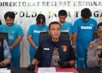 Peras Para Korbannya, Empat Pelaku Premanisme Berkedok Wartawan Ditangkap Polda Jateng