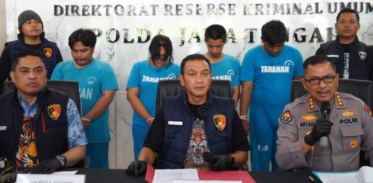 Peras Para Korbannya, Empat Pelaku Premanisme Berkedok Wartawan Ditangkap Polda Jateng