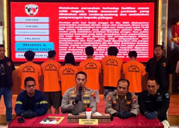Polisi Tetapkan 6 Oang Kelompok Anarko Jadi Tersangka Dalam Aksi Mayday Rusuh di Semarang