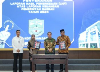 16 Kali Secara Berturut – turut Peraih Tertinggi se Jawa Barat, Pemkot Banjar Meraih Opini WTP