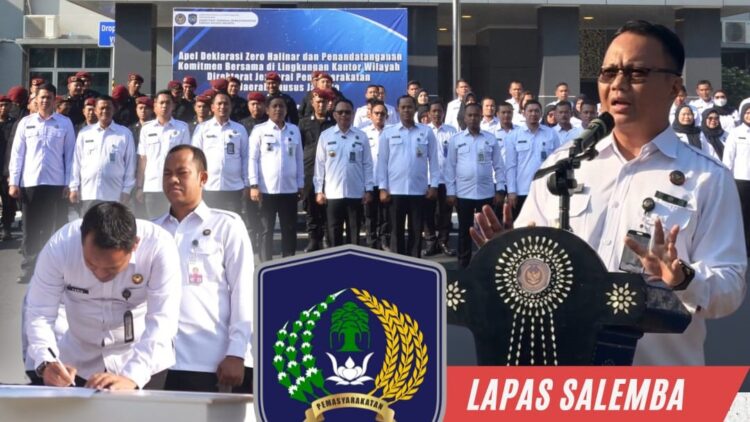 Jaga Marwah Pemasyarakatan, Lapas Kelas IIA Salemba Deklarasi Zero Halinar
