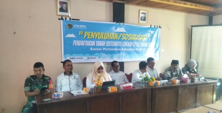 Penyuluhan Dan Sosialisasi Program PTSL Oleh Kantor ATR/BPN Kabupaten Solok di Nagari Koto Sani, Masyarakat Sambut Baik Serta Antusias