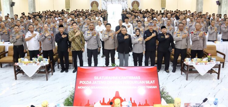 Gelar Silaturahmi Dengan Perguruan Silat se-Jateng, Kapolda Jateng Ajak Perguruan Silat Peringati 1 Suro dengan Kegiatan Positif