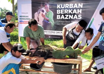 Baznas RI Sembelih 150 Hewan Kurban di Banyumas