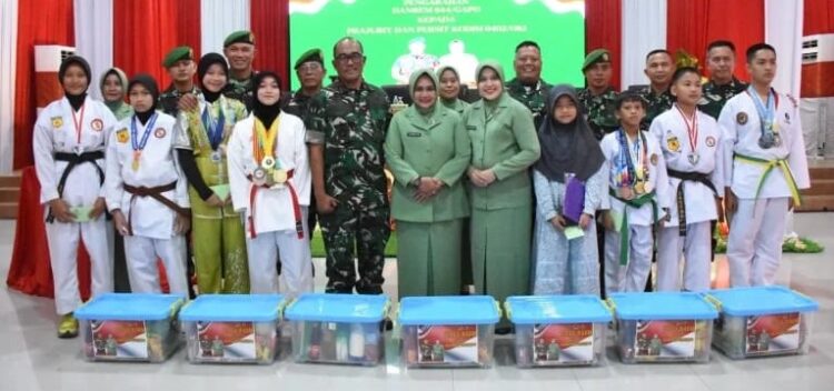 Kunjungan Kerja Danrem 044/Gapo Di Wilayah Kodim 0402/OKI