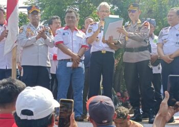 Pastikan Demo Sopir Truk Berjalan Tertib, Polda Jateng Lakukan Pengamanan dan Pengawalan