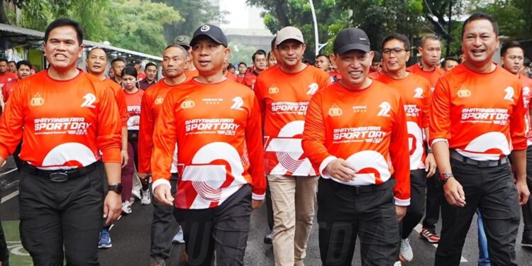 Kapolri Hadiri Bhayangkara Sport Day 2025, Tekankan Sinergitas Aparat Penegak Hukum