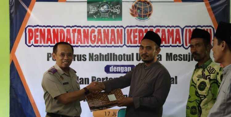 Penandatanganan PKS Antara BPN Kabupaten Mesuji dan PC NU Kabupaten Mesuji : “Sinerji Untuk Legalisasi Aset Tanah NU”